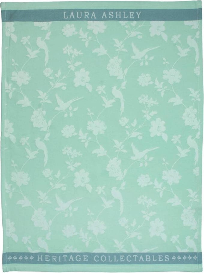 Theedoek Mint Flowers 50x70 cm - Laura Ashley Heritage servies