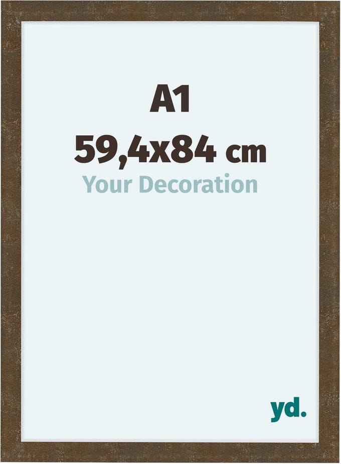 Your Decoration - Fotolijst A1 59,4x84 cm - MDF - Goud Antiek - Como