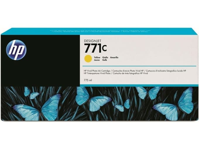 HP Inktcartridge 771C Origineel Geel 775 ml B6Y10A 1 stuk(s)