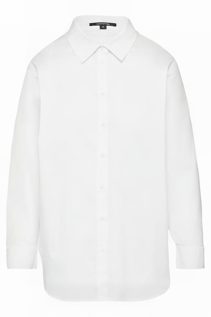 Comma  Blouses White Size: L | Button-Down Shirts Outlet | Dames | Wit