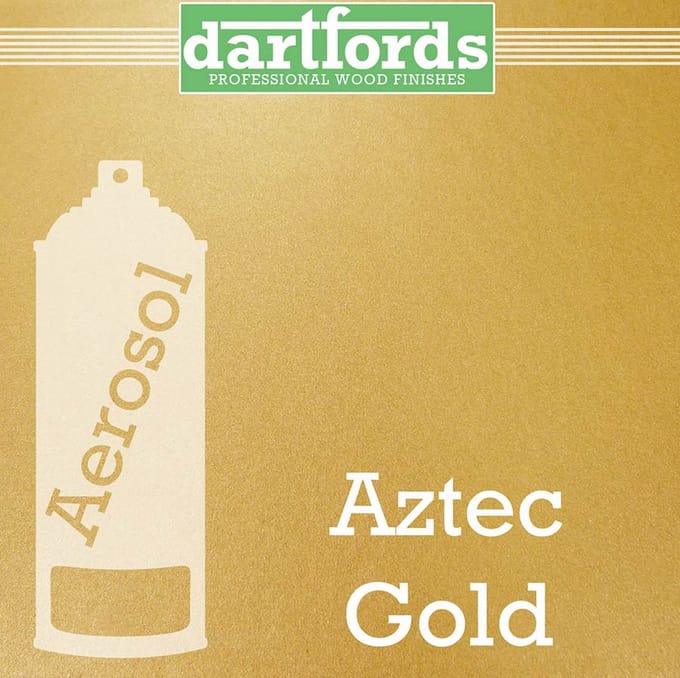 Dartfords FS5981 Metallic Nitrocelluloselak Aztec Gold 400ml spuitbus