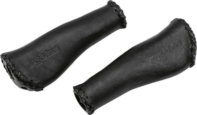 Ergotec Handvat Monaco Als-09/2 135 / 92 Mm Leer Zwart