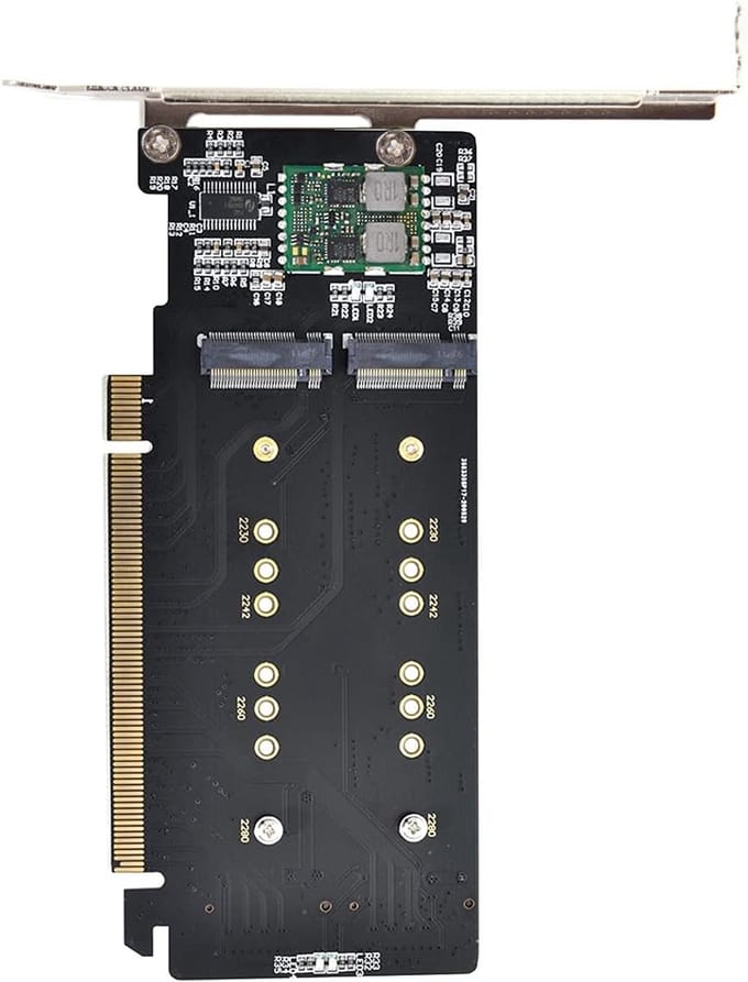 SSD Adapter Converter - M.2 NGFF mSATA - Opslag Uitbreiden - Met Schakelaar - 10x10x1 cm