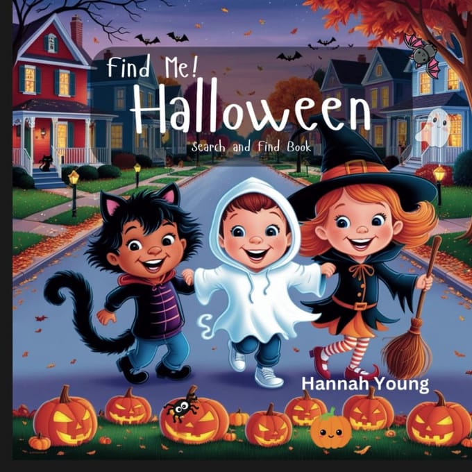 Zoek en Vind Boek voor Kinderen: Spannende Halloween Editie