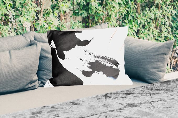 Buitenkussens - Verf - Design - Abstract - 60x40 cm - Weerbestendig