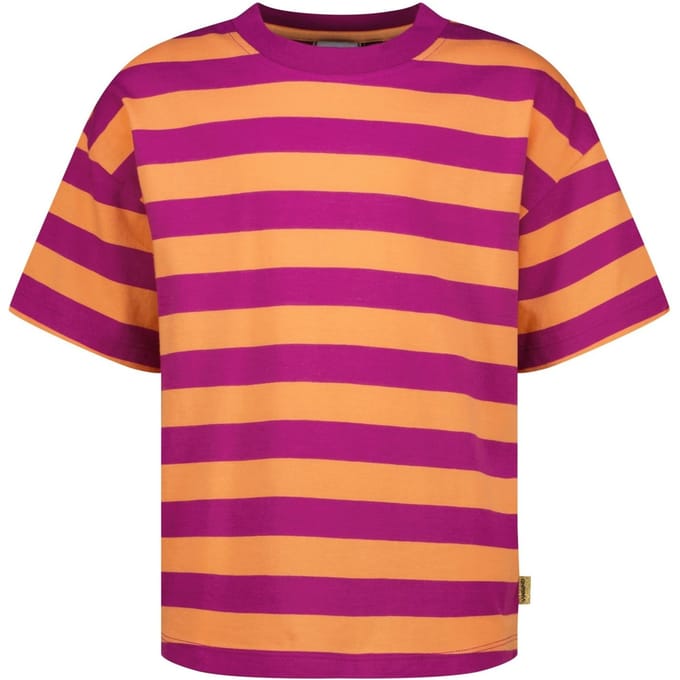 Vingino Girls Basic Stripe Tee T-shirt Aster Pink Größe: 2 | T-Shirts Outlet | kids | Rosa