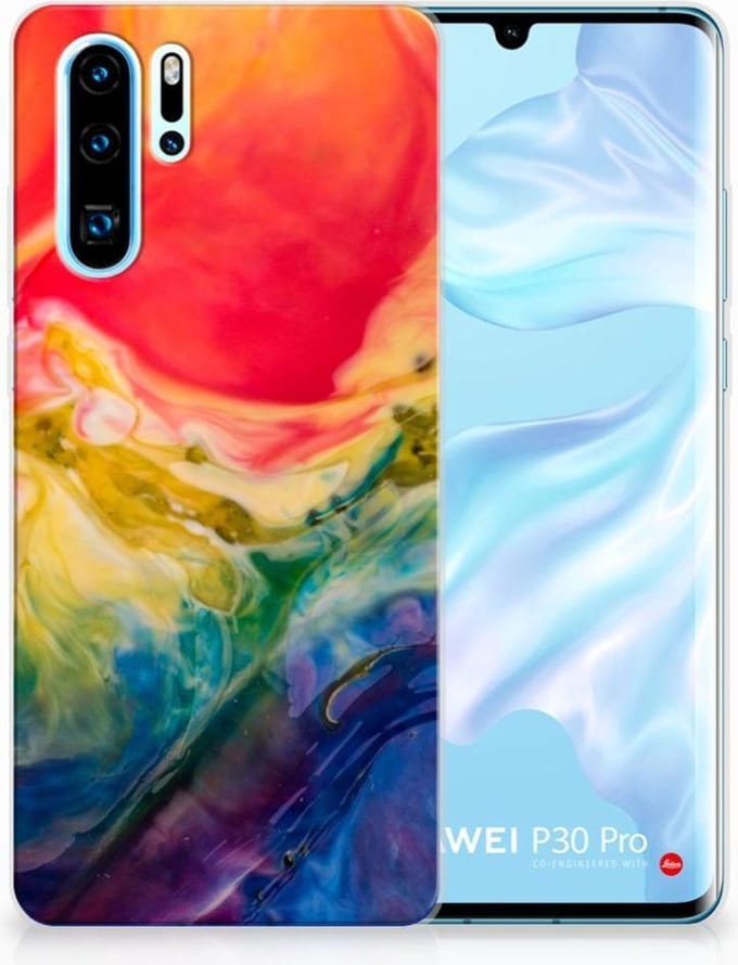 Hoesje maken Huawei P30 Pro Watercolor Dark