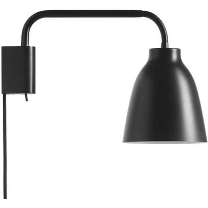 Fritz Hansen Caravaggio Read Wandlamp Zwart
