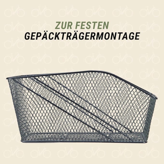Fietsmand XXL voor Bagagedrager - Ruimte voor Grote Bagage