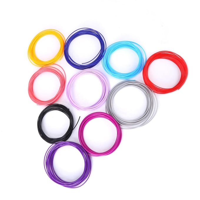 20 kleuren 1,75 mm PCL filament navullingen voor 3D printer printpen lage temperatuur green