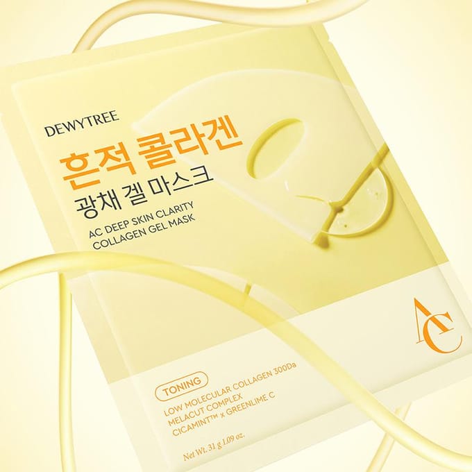 DEWYTREE - AC Deep Skin Clarity Collagen Gel Mask Set 31g x 4 sheets