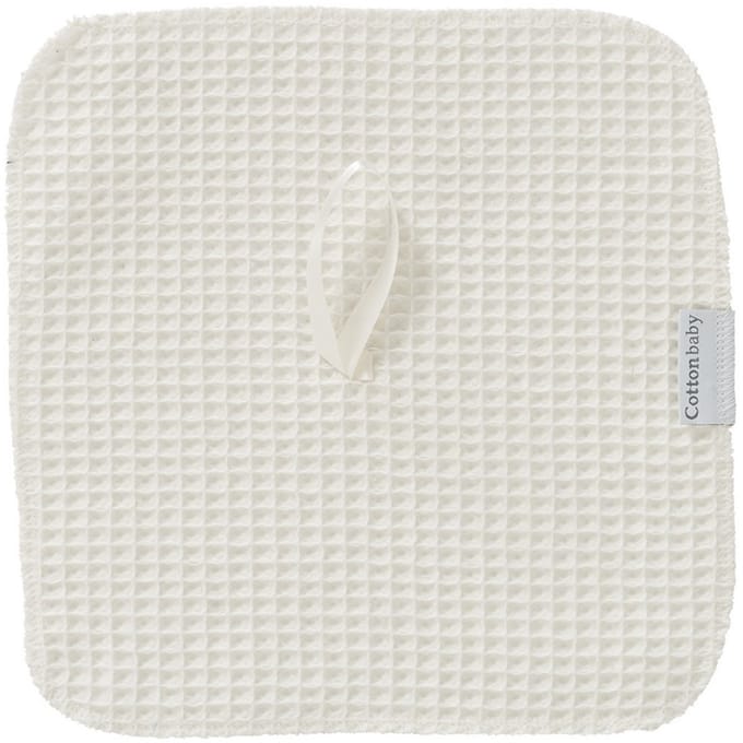 Cottonbaby - speendoekje - wafel - room