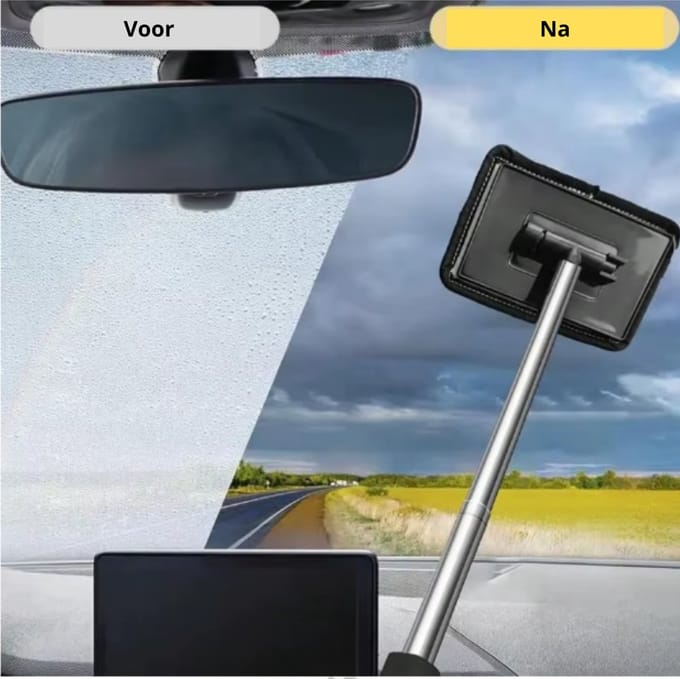Multifunctionele Uitschuifbare Voorruitreiniger – Universele Auto Reinigingsborstel (32–50 cm)