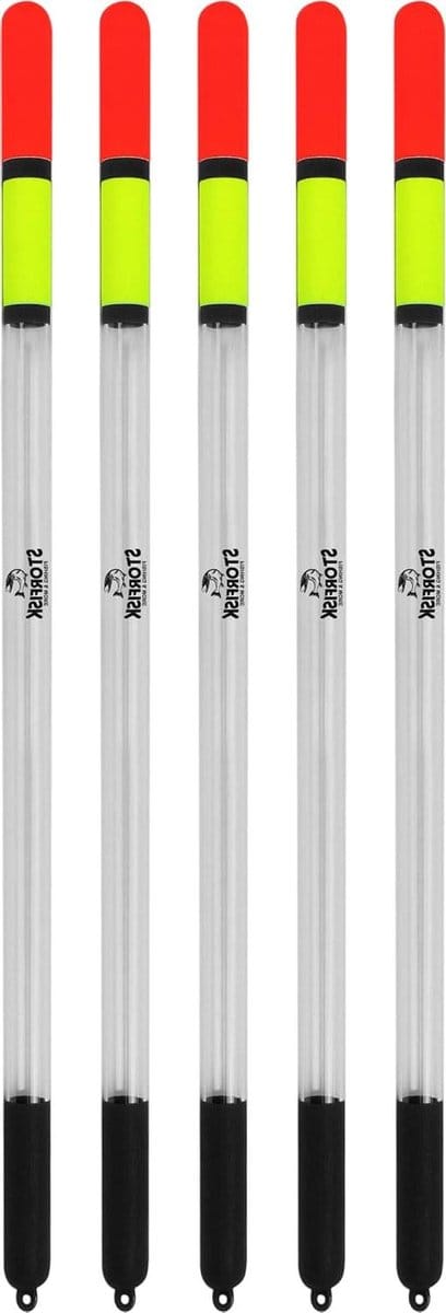 Dobbers Forel Vissen - Visdobbers Set - Forel Vangen - Signaalkleur Punt - 2.5 gram - Transparant
