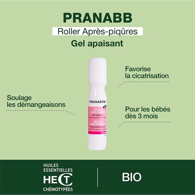 Pranarôm PranaBB Verzachtende Roller Bio | Muggen & Insecten 15