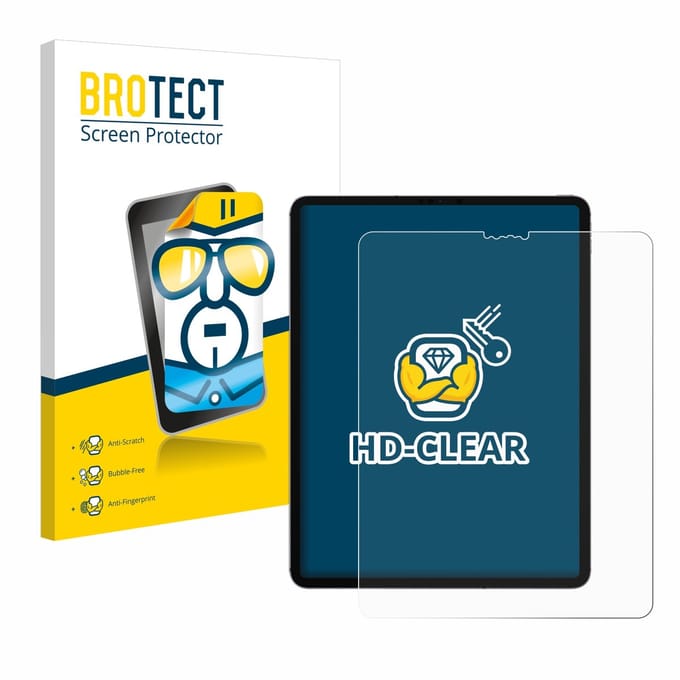 BROTECT - Screenprotector voor Apple iPad Pro 12.9" 2021 (5. Gen.) - Folie Beschermfolie transparant