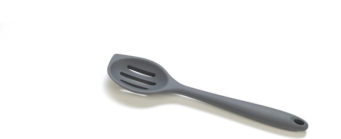 Basic Culinair Lepel met Gleuf - Siliconen - 27cm