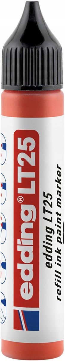 Edding EcoLine e-LT 25 navulinkt, rood, 25 ml