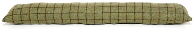Tochtstopper Olijfgroen & Bruin Ruit – Tweedmill – 16x80 cm