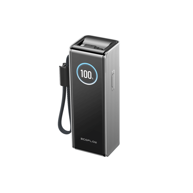 Externe Batterij EcoFlow Rapid, 25000mAh, 170W, QC + PD, 1 x USB-A - 3 x USB-C, Gri