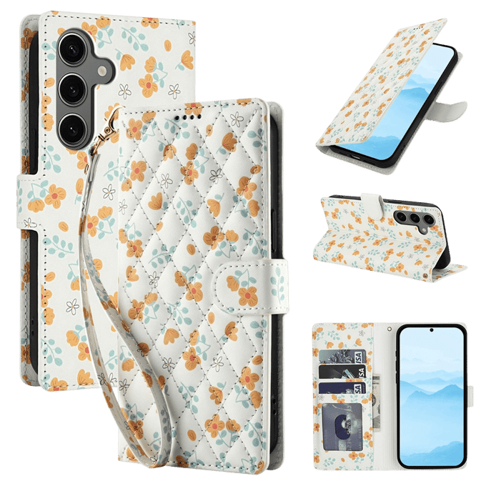 Comfycase Samsung Galaxy S26 Floral Bookcase Hoesje Bloemen