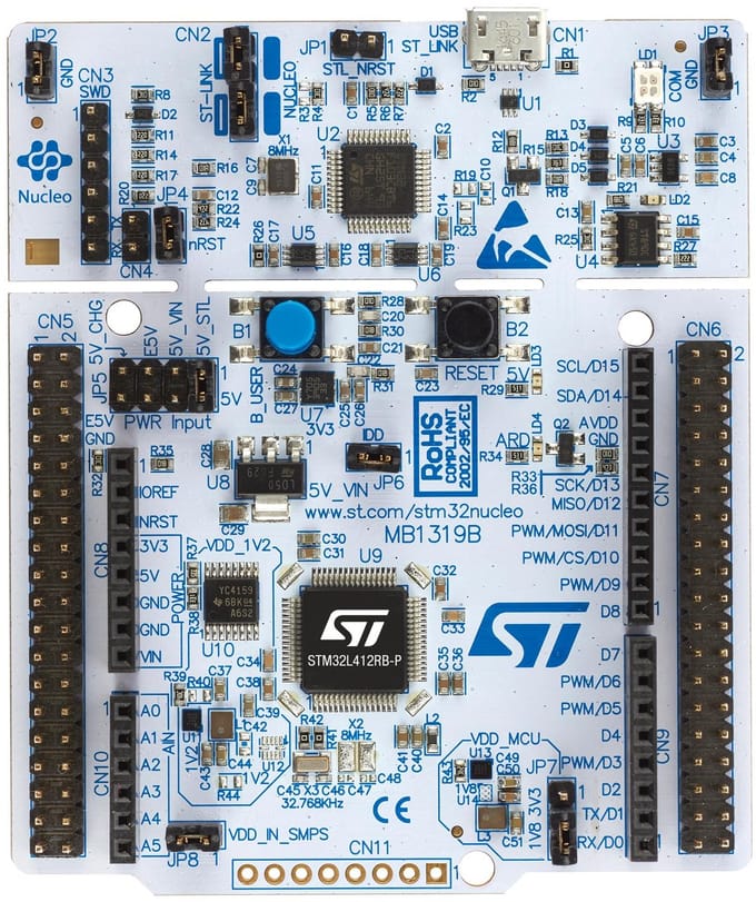 STMicroelectronics Development board NUCLEO-L412RB-P STM32