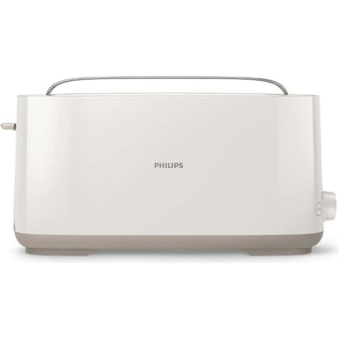 PHILIPS HD2590/00 broodrooster - 1 sleuf - Regelbare thermostaat - Opwarm- en ontdooifunctie - Wit
