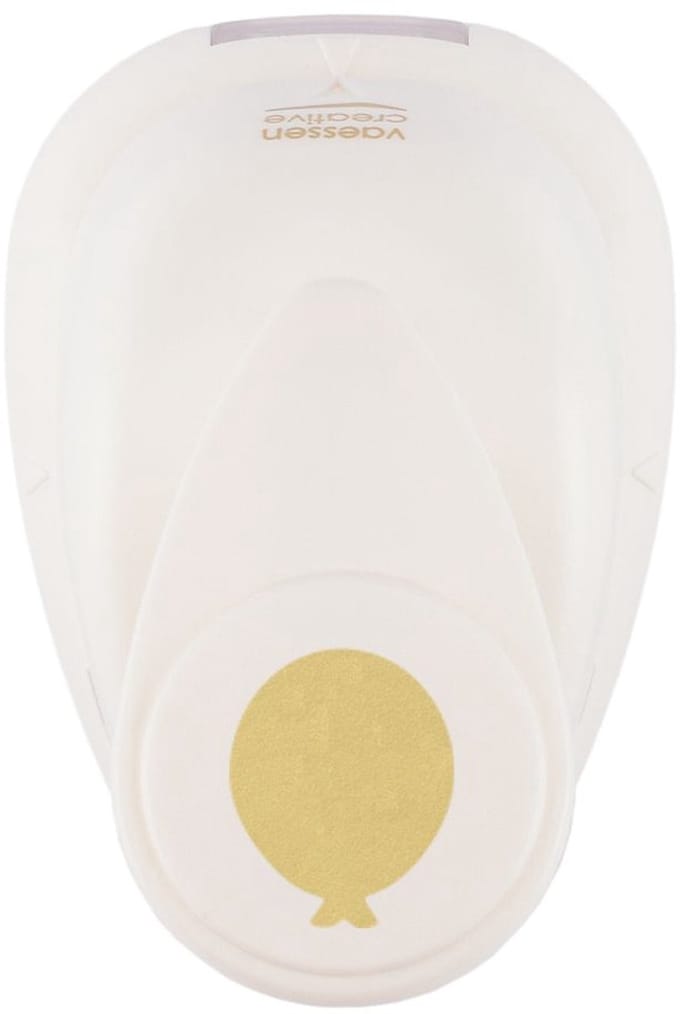 Vaessen Creative Pons - Figuurpons - Ballon - 1,3 x 1,6 cm
