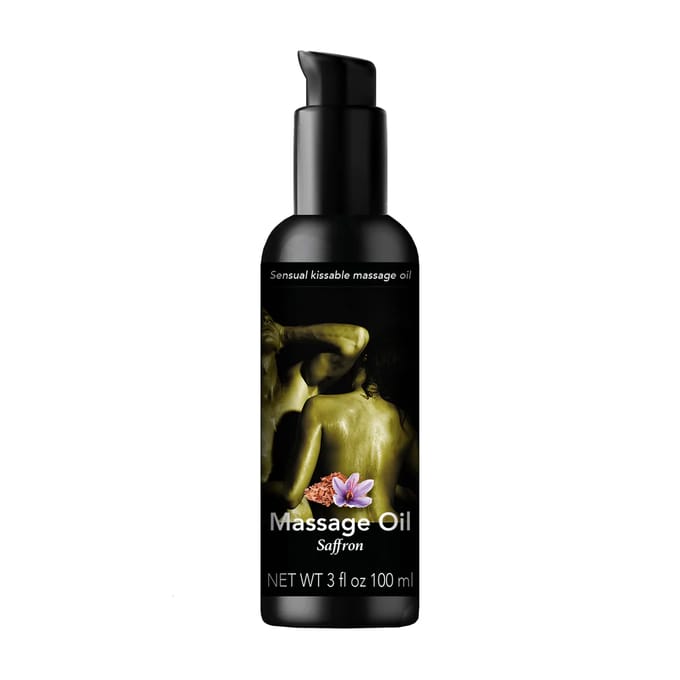 Kissable Massage olie met de geur van Saffraan