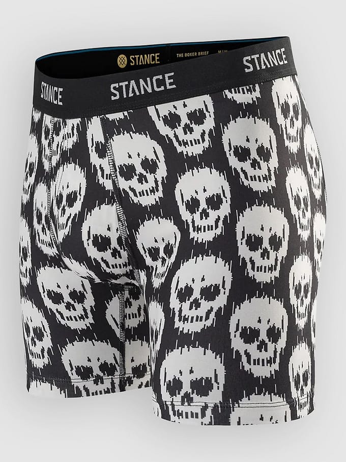 Stance Skulls Brief Boxershorts zwart