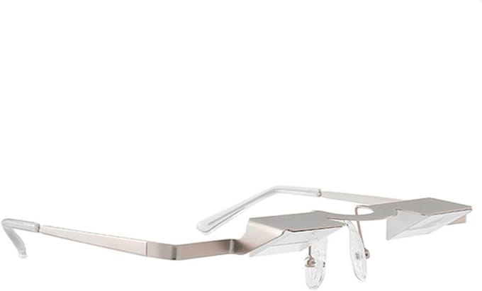 Bed Prism Bril - Lig Bril - Horizontaal Lezen - Hoge Definitie - One Size - Zwart