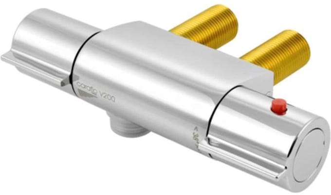Caravax Douchekraan voor Stacaravan – Hartafstand 4.5 cm – 1/2" Aansluitingen – Complete Set