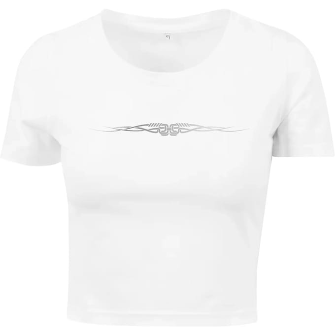 Mister Tee - Tribal Crop top - L - Wit