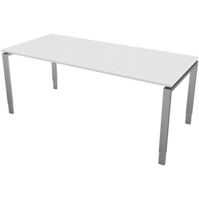 Eettafel Beta 180cm licht grijs hoogte verstelbaar