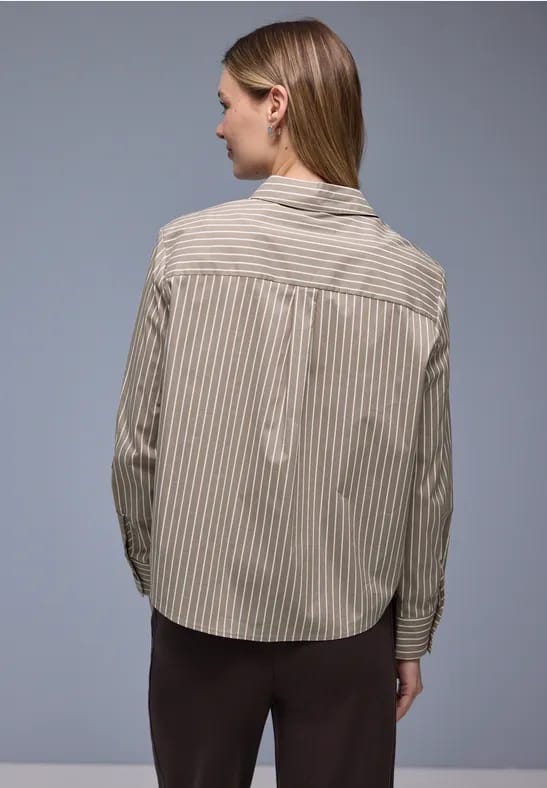 Gestreept overhemd blouse