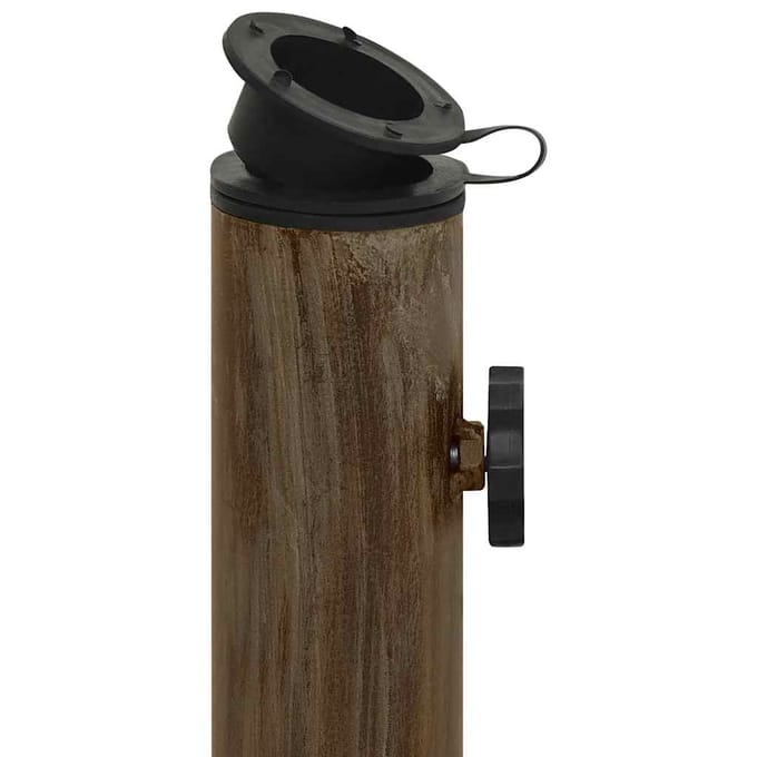 vidaXL - Parasolvoet - 44x44x31 - cm - gietijzer - bronskleurig