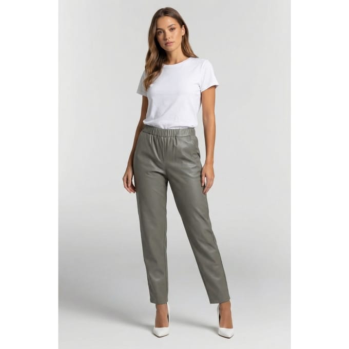 Knitted Sally Pants Mud Green Größe: S | Lederhosen Outlet | Damen | Grün