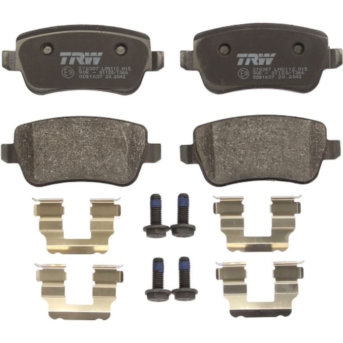 Remblokset TRW GDB1637, achter