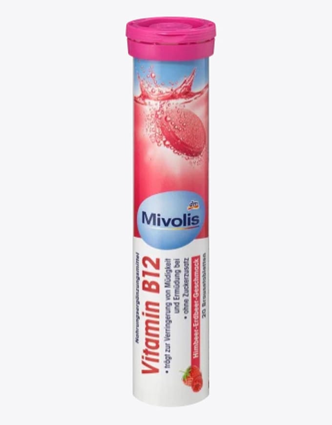 Mivolis Vitamine B12 - Bruistablet - Voedingssupplement - 20 tabletten