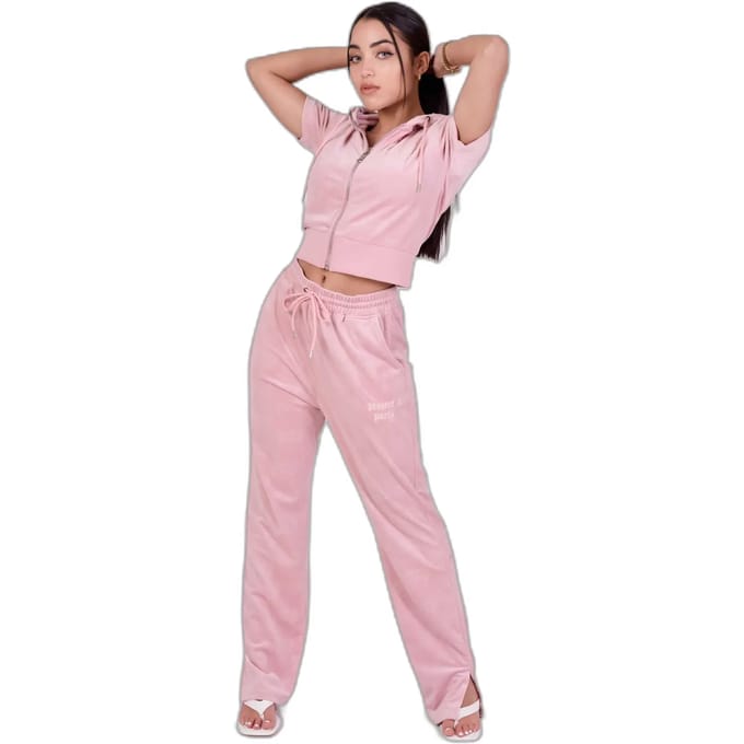 Loszittende fluwelen broek voor dames Project X Paris
