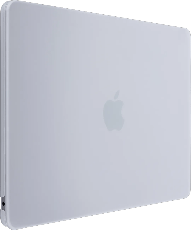 BlueBuilt Hardcase Transparant Mat voor MacBook Air 13,6 inch