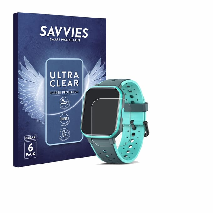 Savvies - Screenprotector voor Joyele H79 1.5" - Folie Beschermfolie transparant 6 Stuks