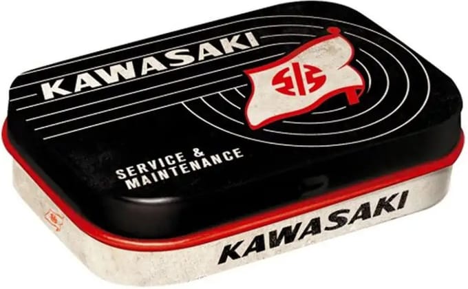 Kawasaki - Pepermunt Doosje mint box 4 x 6 cm