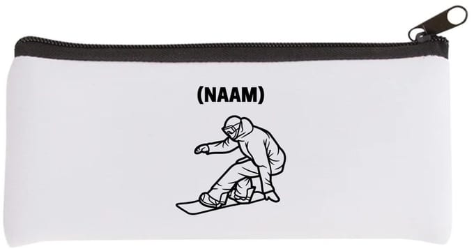 Akyol - snowboard met eigen naam Etui - Snowboarden - snowboarders - wintersport - 20 bij 9 cm