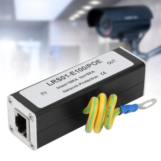 Parafoudre POE pour caméra IP, protection contre les surtensions, réponse rapide aux applications de sécurité