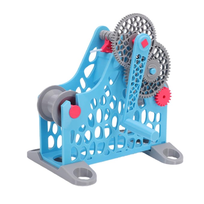 3D Printer Filament Herschroefapparaat Handzwengel Afneembaar Modulair 1kg Filament Rewinder voor Printen gray