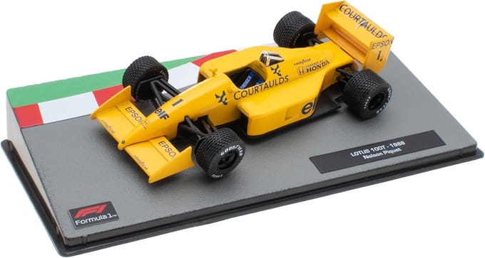 Miniatuur Formule 1 Auto Schaal 1:43 Coureur Nelson Piquet 1988