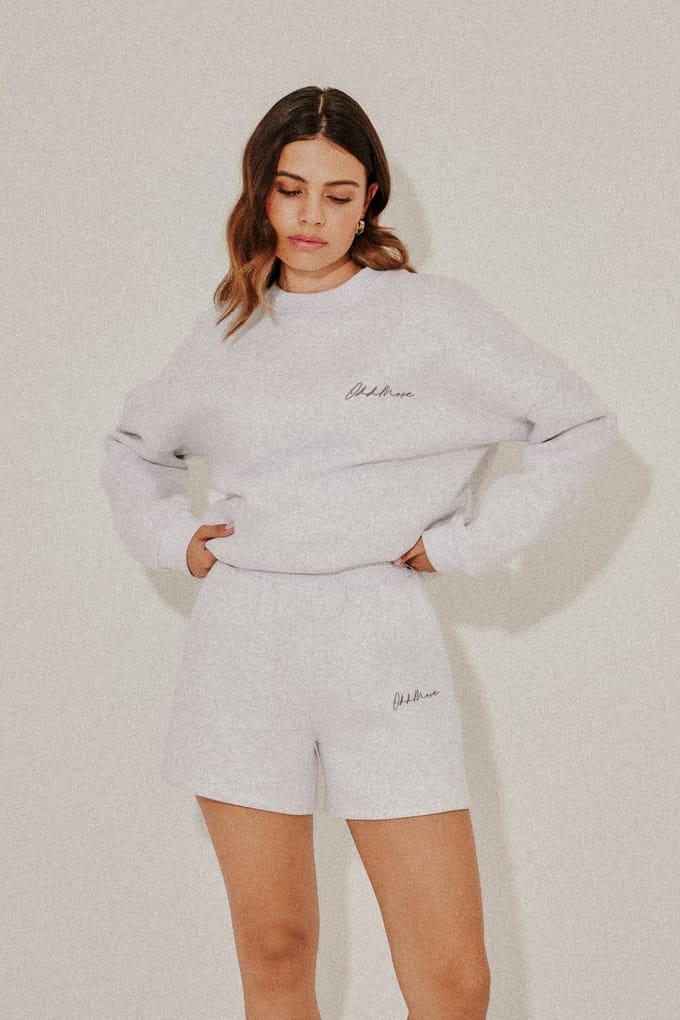 Odd Muse Crewneck Sweatshirt Grey Größe: XXXL | Pullover Outlet | Damen | Grau