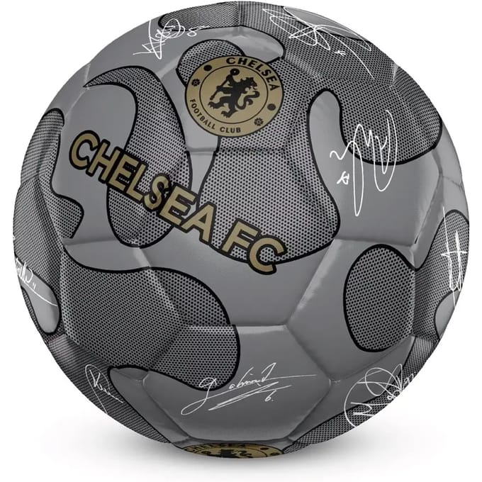 Chelsea FC voetbal - 32 Panel Camo - met handtekeningen - maat 5