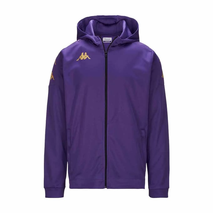 Kappa Grevolo Sweatshirt Met Volledige Rits Paars L Man